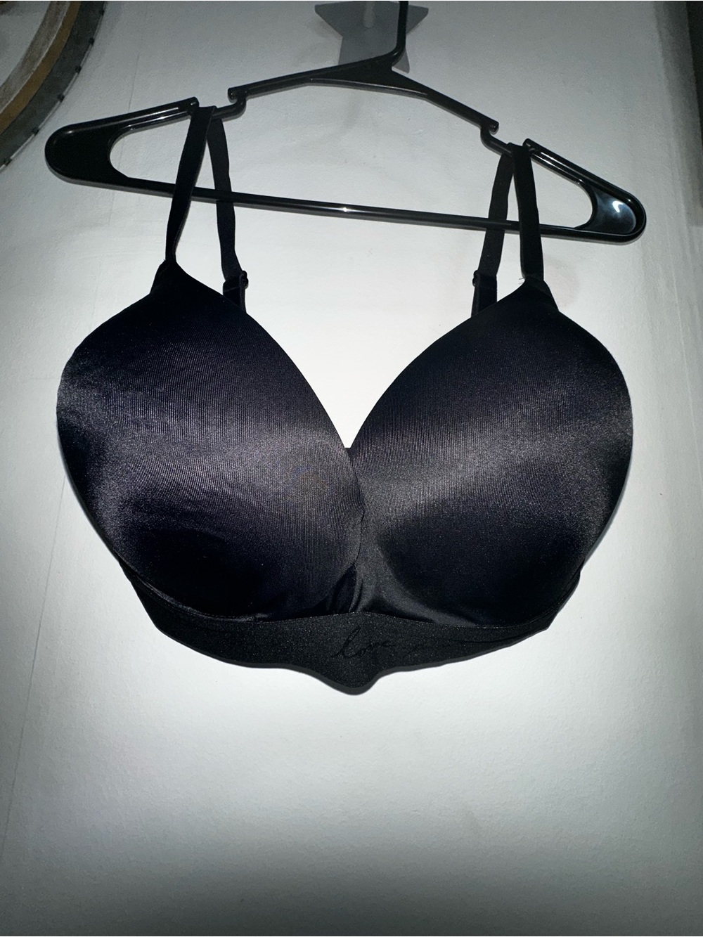 PINK Victoria's Secret Black Smooth Padded Bra